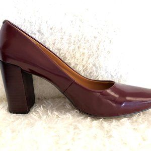 NINE WEST NEW RULE 30 PUMPS BURGUNDY SIZE 8.5